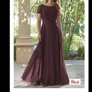 Jasmine cranberry dress in Size 8